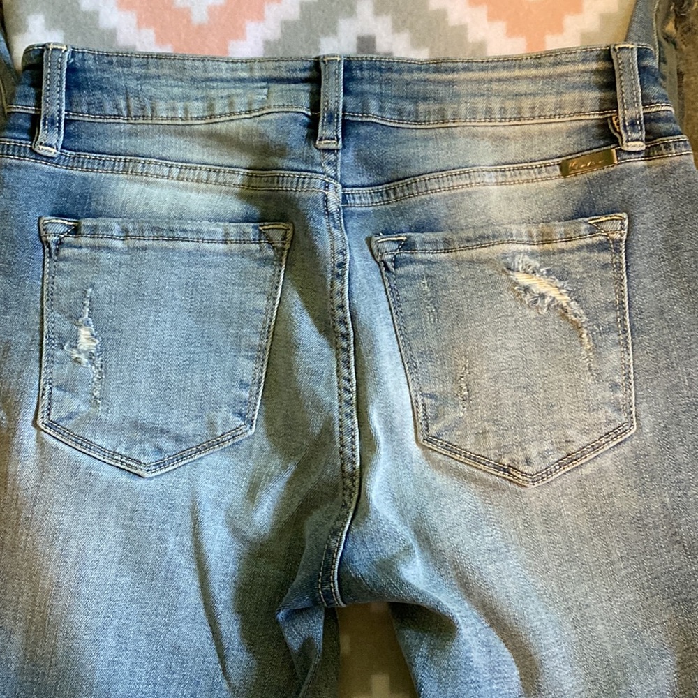 NWOT Kancan Size 7 Distressed Skinny Jean - Picture 6 of 8